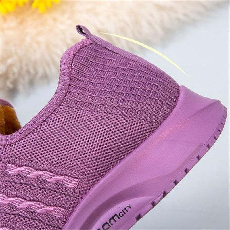 Women Orthopedic Shoes Plus Fur Winter Shoes