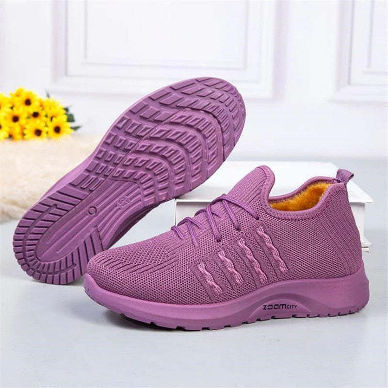 Women Orthopedic Shoes Plus Fur Winter Shoes