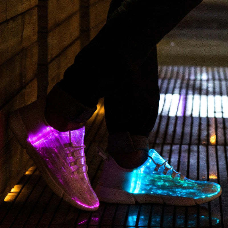 Women Led Fiber Optic Orthopedic Sneakers