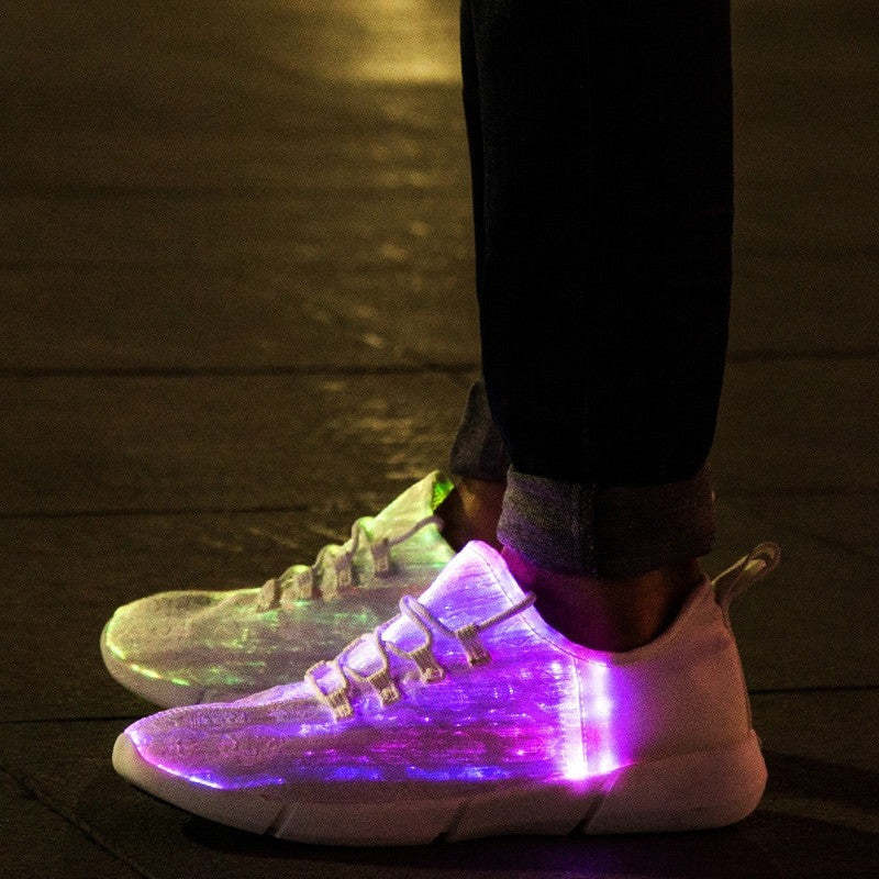 Women Led Fiber Optic Orthopedic Sneakers