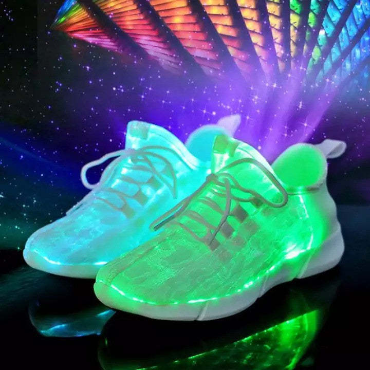 Women Led Fiber Optic Orthopedic Sneakers