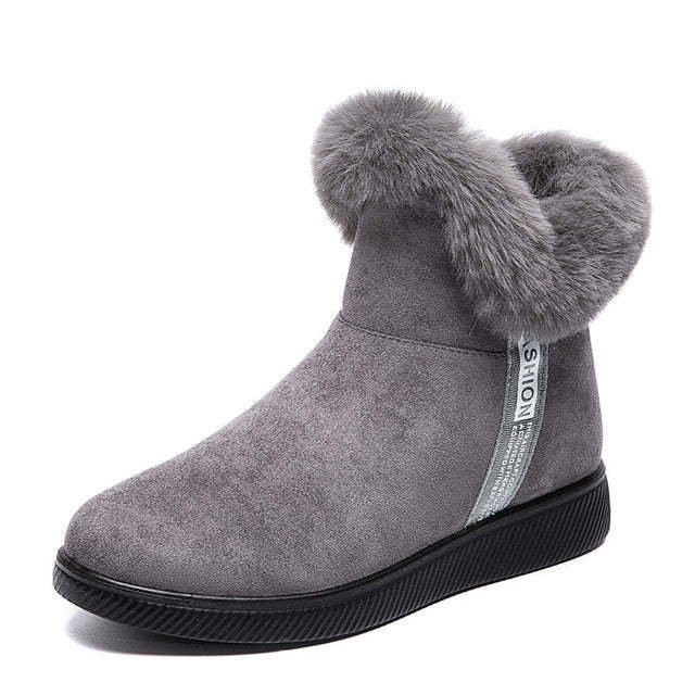 Women Unique Plush Snow Orthopedic Boots