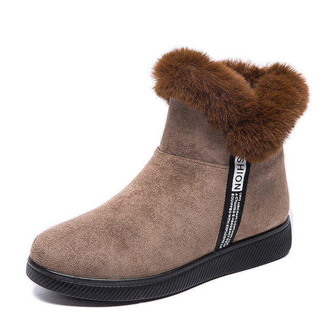 Women Unique Plush Snow Orthopedic Boots
