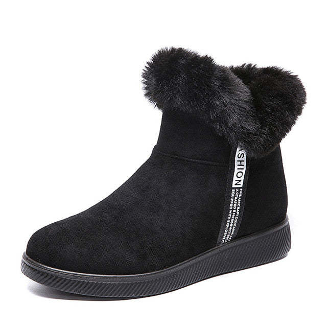 Women Unique Plush Snow Orthopedic Boots