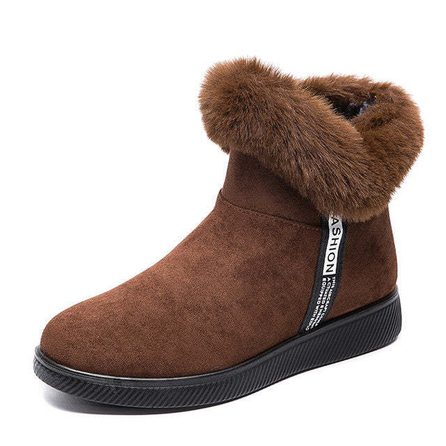 Women Unique Plush Snow Orthopedic Boots