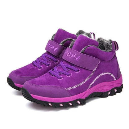Women Orthopedic Ankle Leather Snow Boots