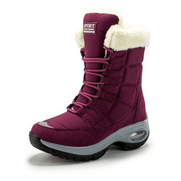 Women Mid-Calf Boots Orthopedic Warm Plush