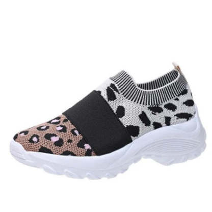 Women's Leopard Orthopedic Slip-on Mesh Shoes