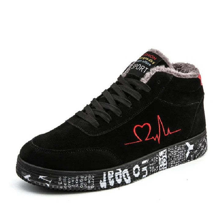 Women Heartbeat Orthopedic Shoes Warm Snow Boots