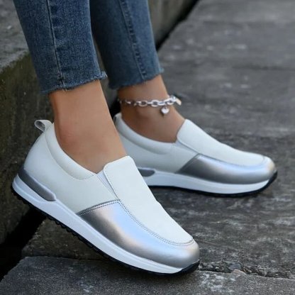 Orthopedic Shoes Women Comfy Slip-on Arch Support Round Toe Modern Fashion