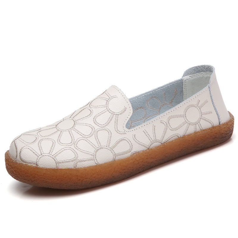 New Loafers Women's Breathable Flat-bottomed Shoe