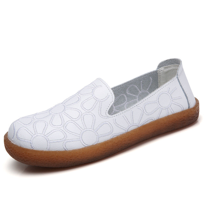 New Loafers Women's Breathable Flat-bottomed Shoe