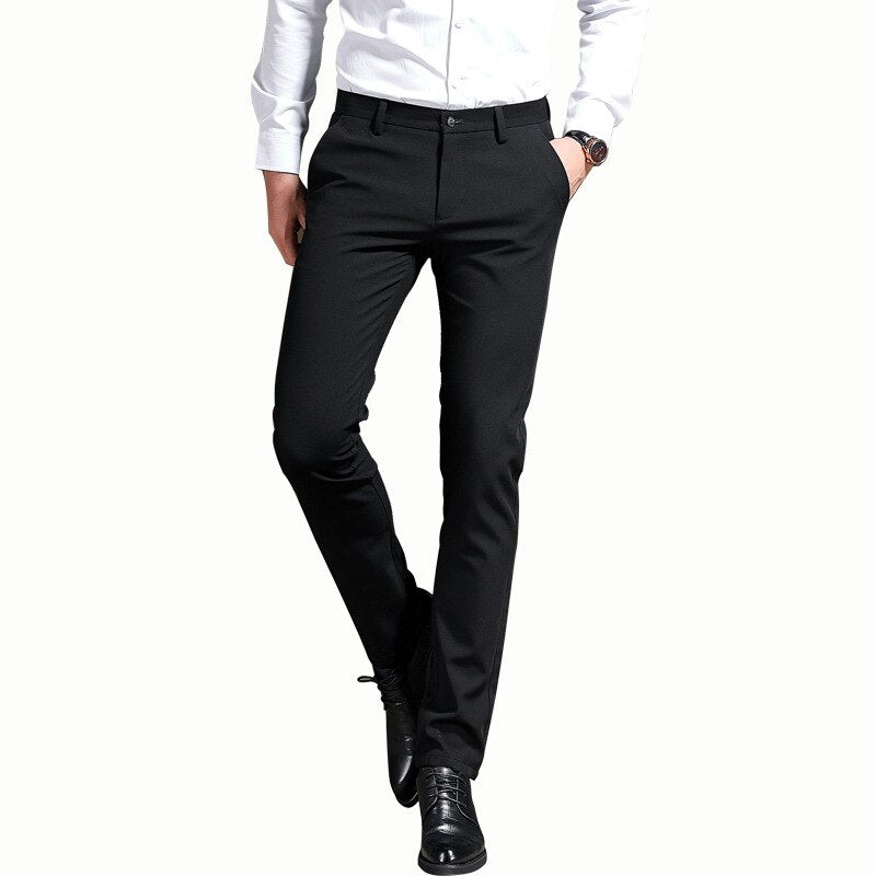 Water Resistant and Non Iron Stretch Trousers for Men
