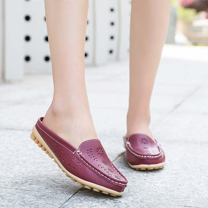 Experience Ultimate Comfort with Low-cut Flat Comfortable Slippers