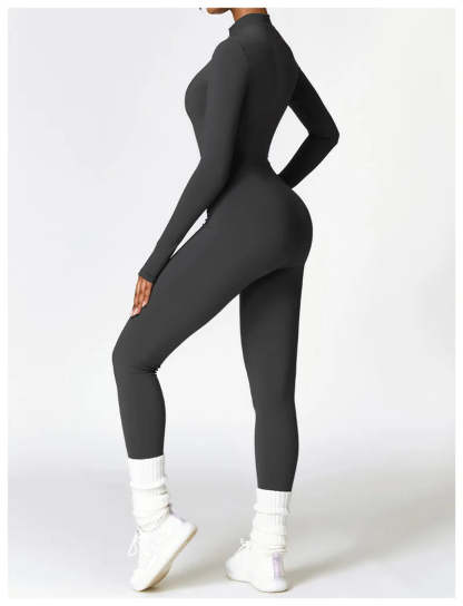 Sports Jumpsuit With Zipper