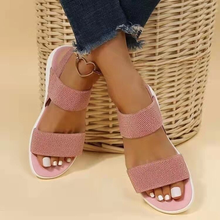 Comfortable Sandals For Women Elastic Band Casual Summer