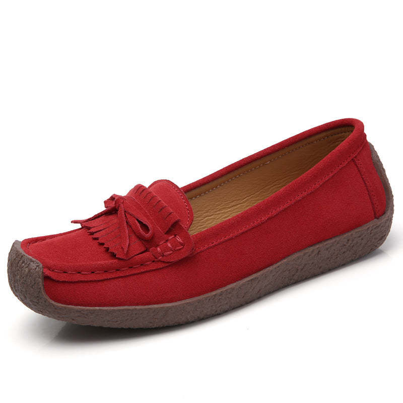 Wild Beef Tendon Flat Bottom Shoes
