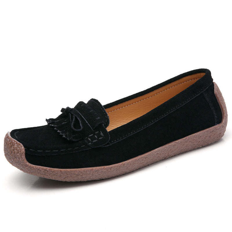 Wild Beef Tendon Flat Bottom Shoes