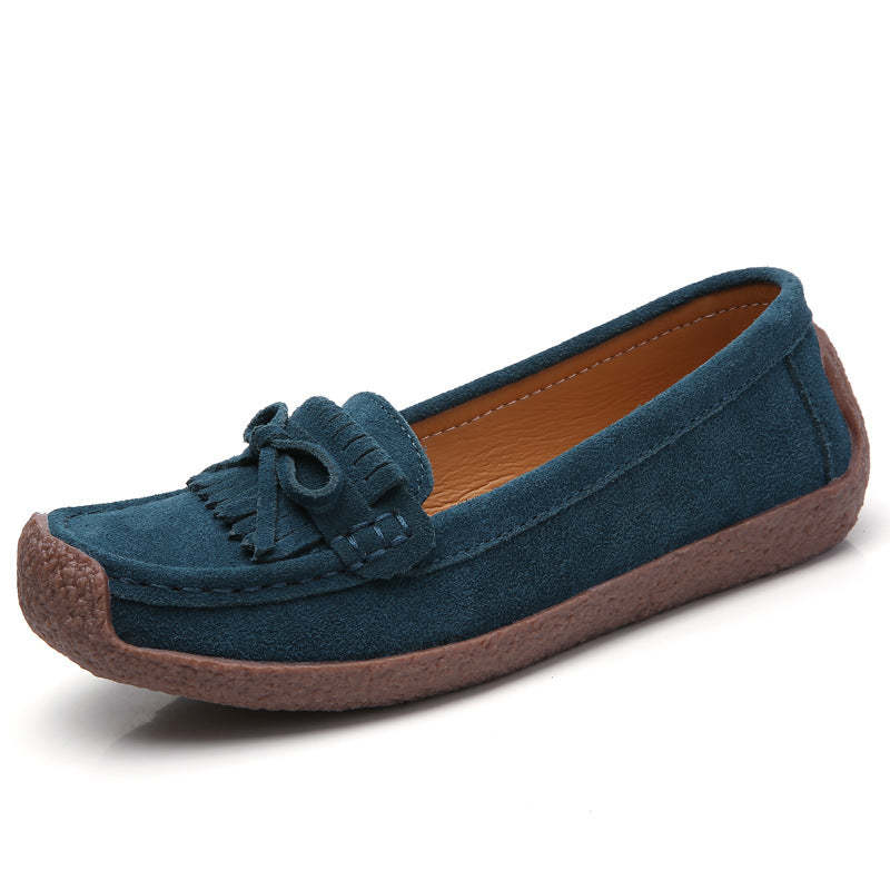 Wild Beef Tendon Flat Bottom Shoes