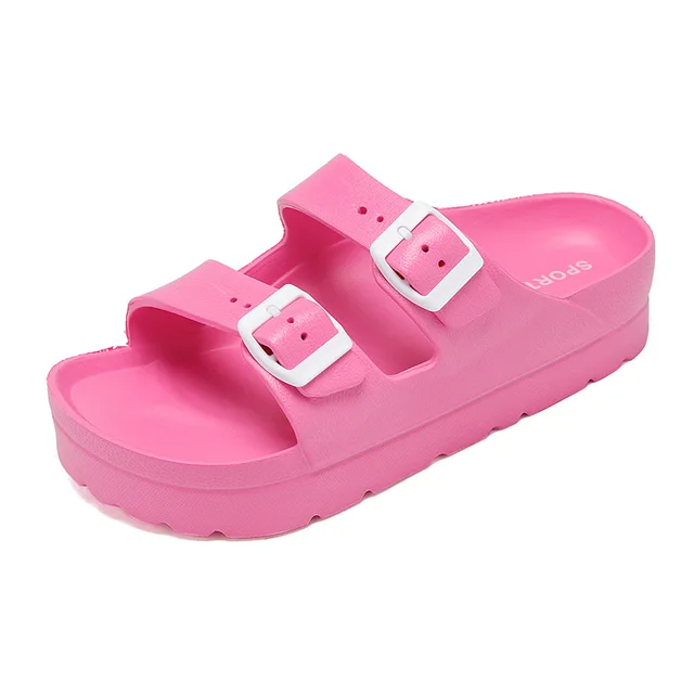 Women's Platform Clogs with Arch Support Adjustable Beach Sandals