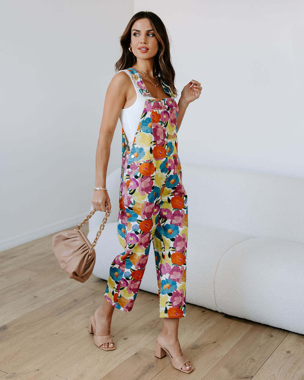 Floral Sleeve Jumpsuit