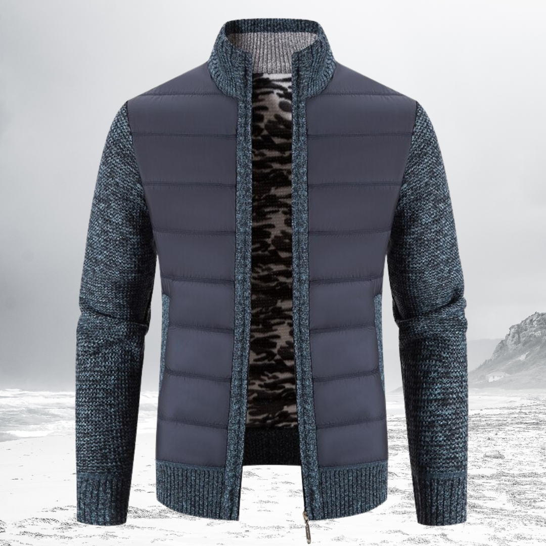  Padded Zip Sweater