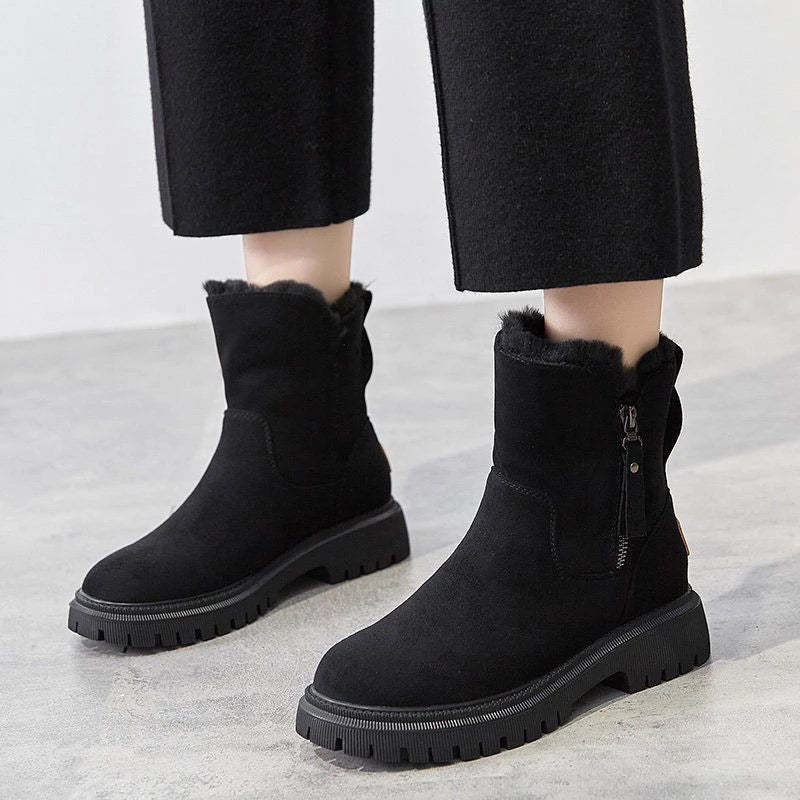 Orthopedic Snow Boots Women Warm Ankle Shoes