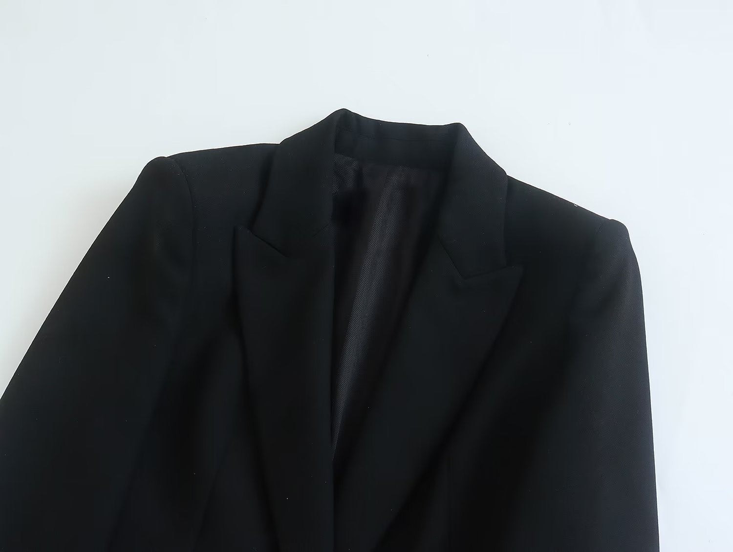 Long Ladies Blazer With Gold Button