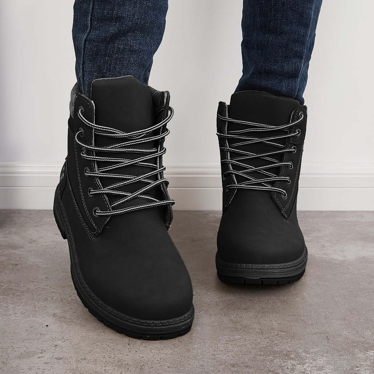 Classic Non Slip Ankle Work Boots Waterproof Hiking Combat Boots