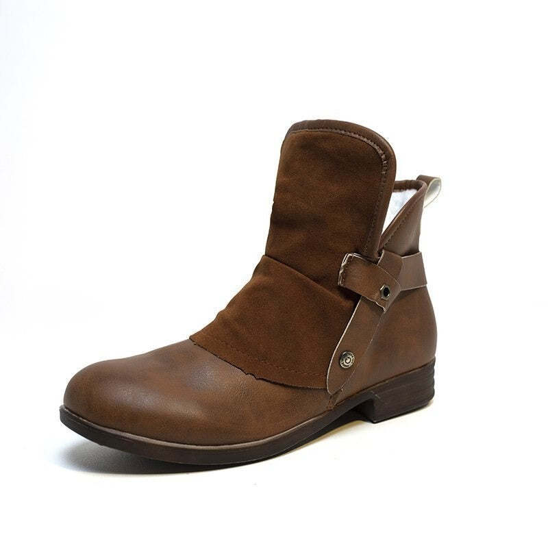 Women Orthopedic Boots Mujer Suede Winter Shoes