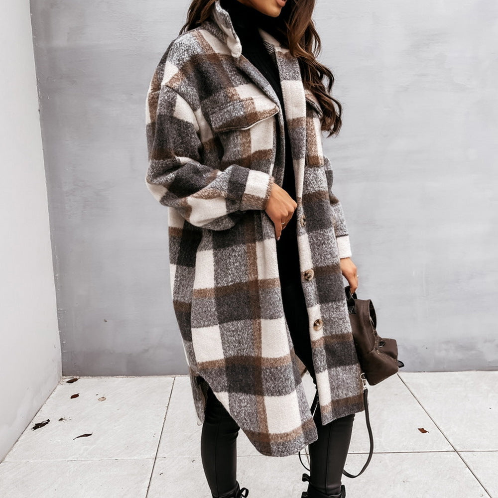Single Breasted Wool Coat