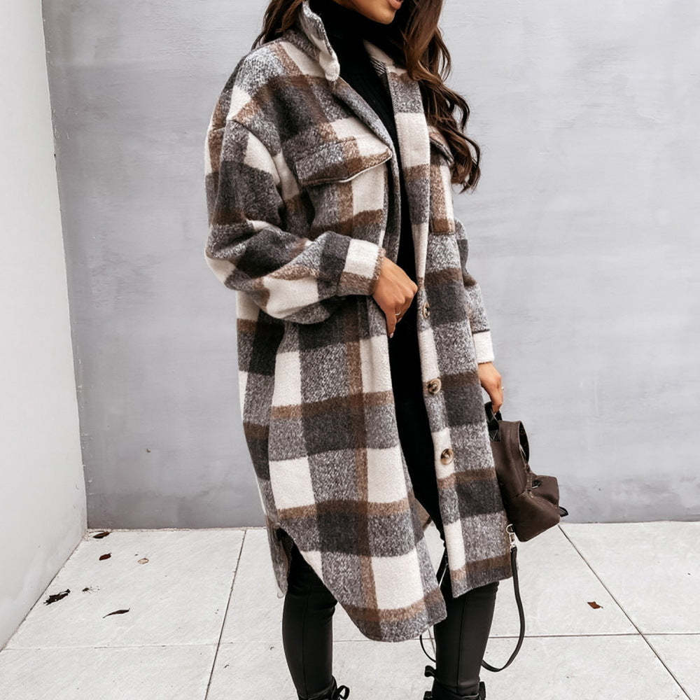 Single Breasted Wool Coat