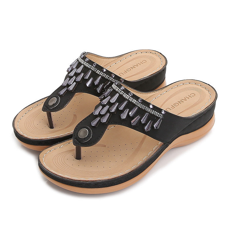 Lightweight Rhinestone Non-Slip Sandals
