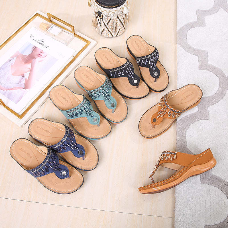 Lightweight Rhinestone Non-Slip Sandals