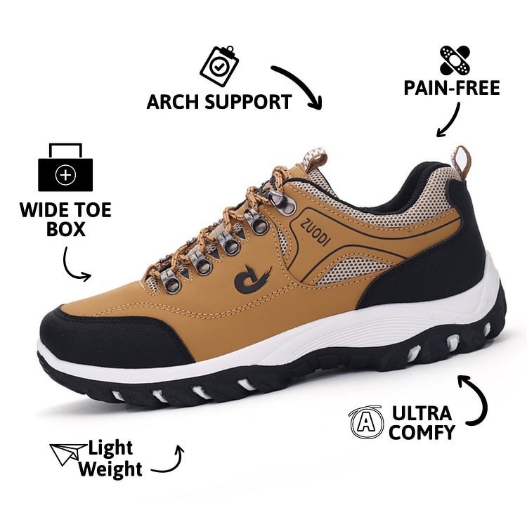 Wood Men Pro - Ergonomic Pain Relief Outdoor Shoes