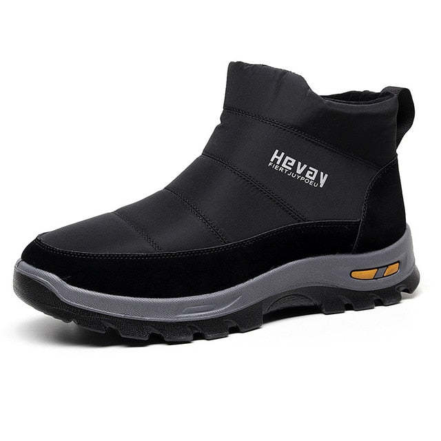Orthopedic Snow Boots For Men Cushion Ankle Winter Shoes