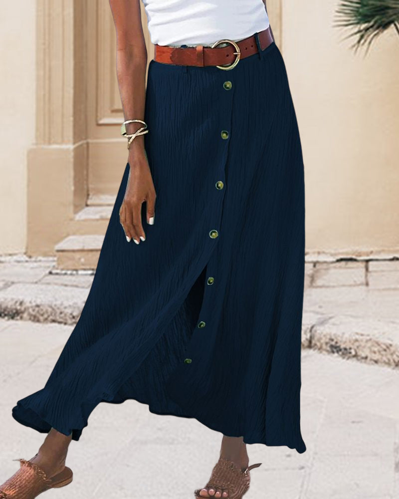  Vibrant Flowing Autumn Skirt