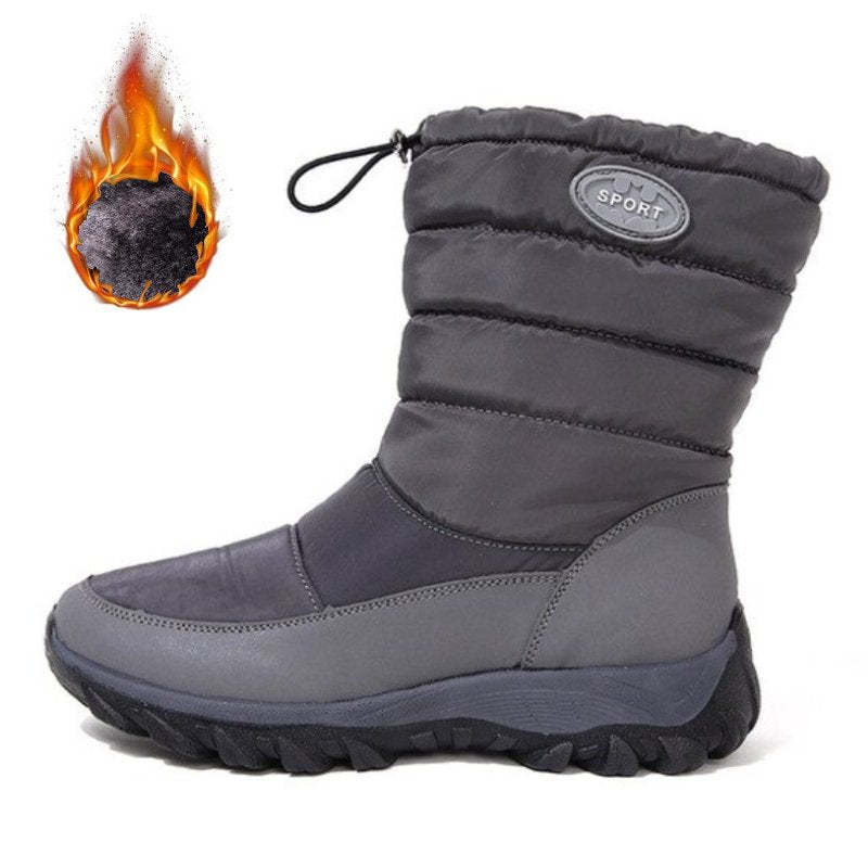 Women Waterproof Snow Boots Warm Orthopedic Shoes