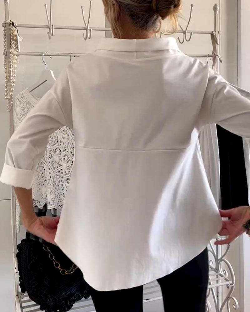 Elegant High-Collar Top for Women