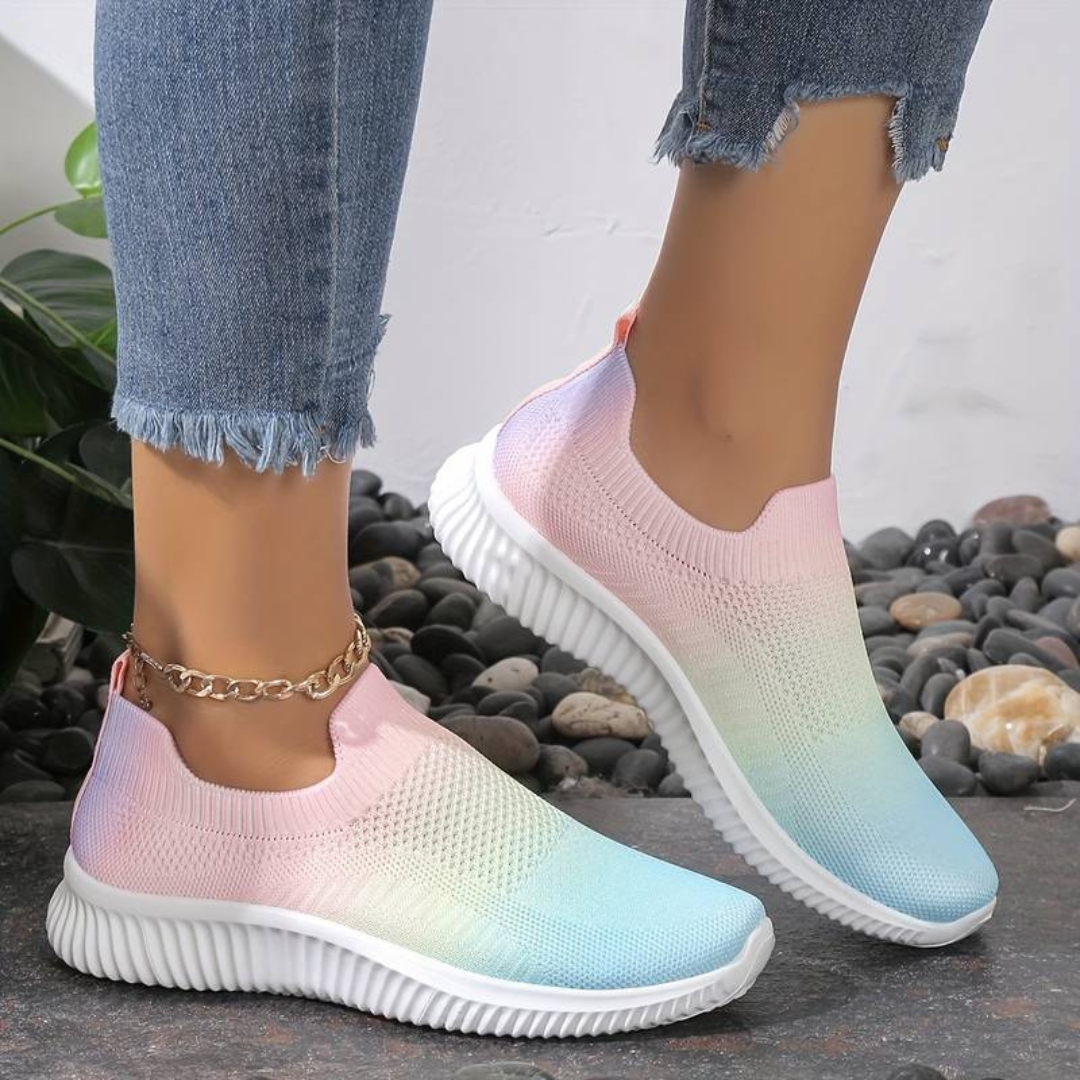 Colorful orthopedic casual shoes for women