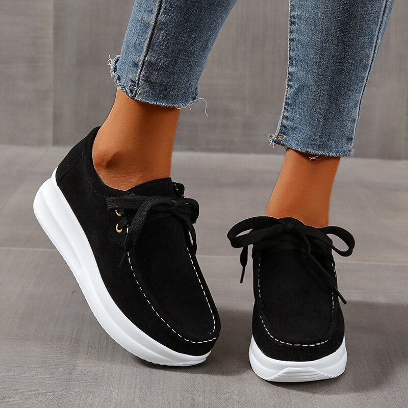 Stylish Thick Suede Shoes