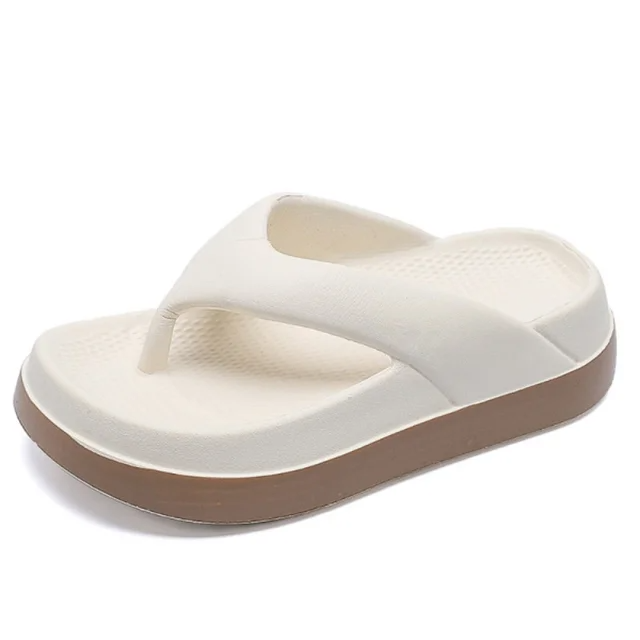 Women's Comfortable Platform Flip Flops Non-slip Outdoor
