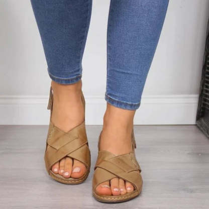 Navy Blue Elegant Comfort Sandal