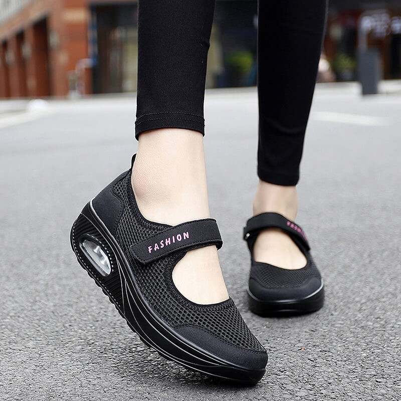 Women Orthopedic Slipper Arch Support Breathable Air Cushion LightWeight Outdoor Slippers