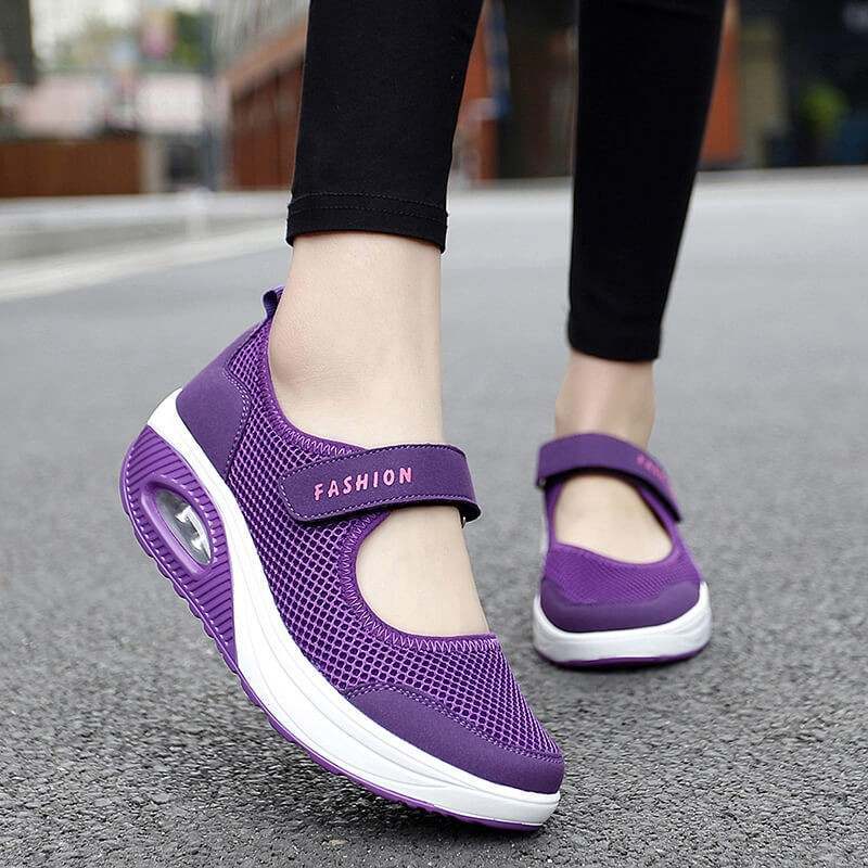 Women Orthopedic Slipper Arch Support Breathable Air Cushion LightWeight Outdoor Slippers