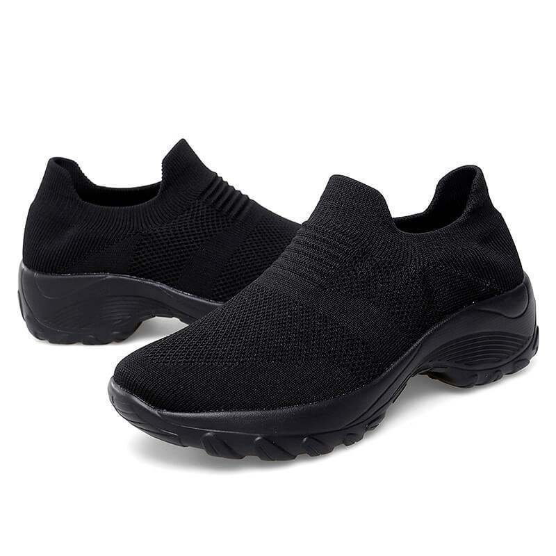 Women Orthopedic Shoes Arch Support Breathable Elastic Shoes