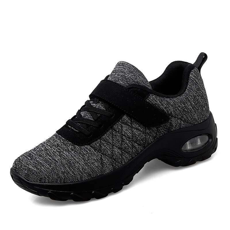 Women Orthopedic Shoes Pain Relief Air Cushion Wide Toebox High Quality Material Elastic Non-Slip Velcro Sneakers