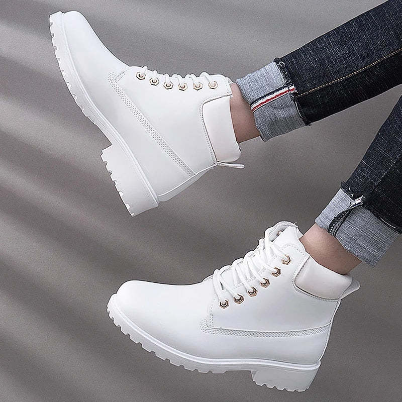 Women Outdoor Winter Boots Water-resistant Orthopedic Shoes