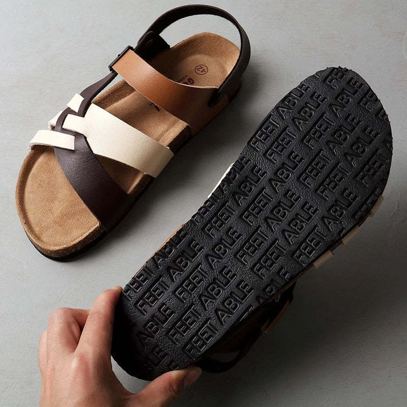 Orthopedic Sandals For Women Flat Back Strap Summer