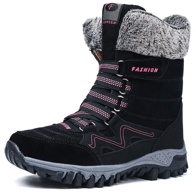 Orthopedic Women Boots Arch Support Warm NonSlip High Top Boots